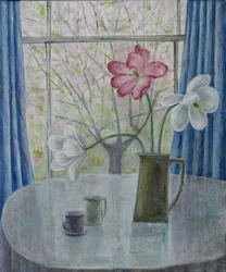 Tulpen met kersenbloesem